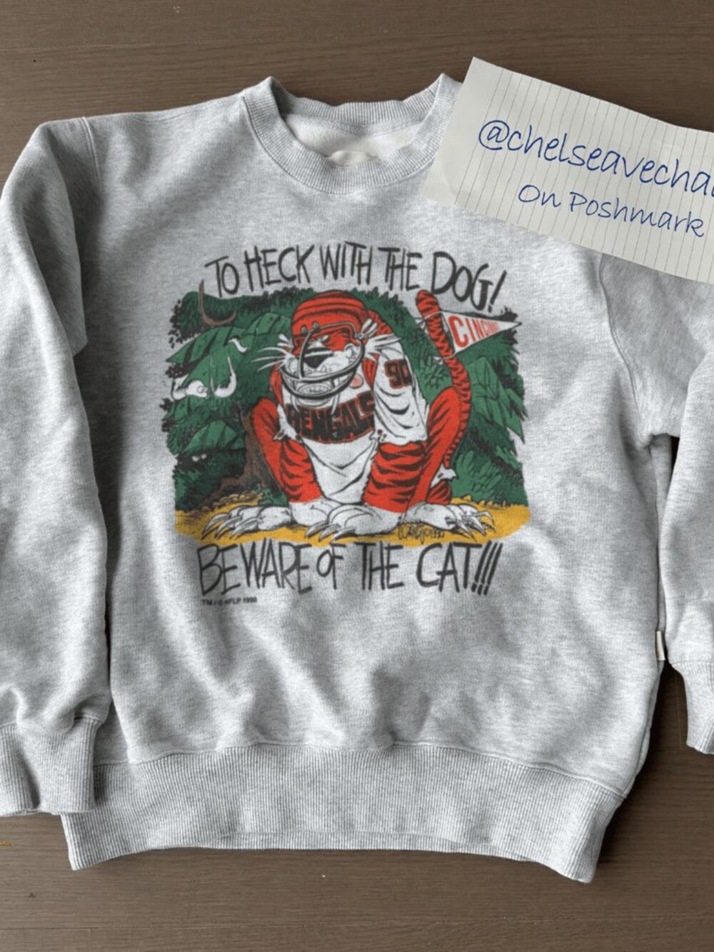 Vintage Cincinnati Bengals Football Logo Sweatshirt, Retro NFL Bengals Shirt Tee